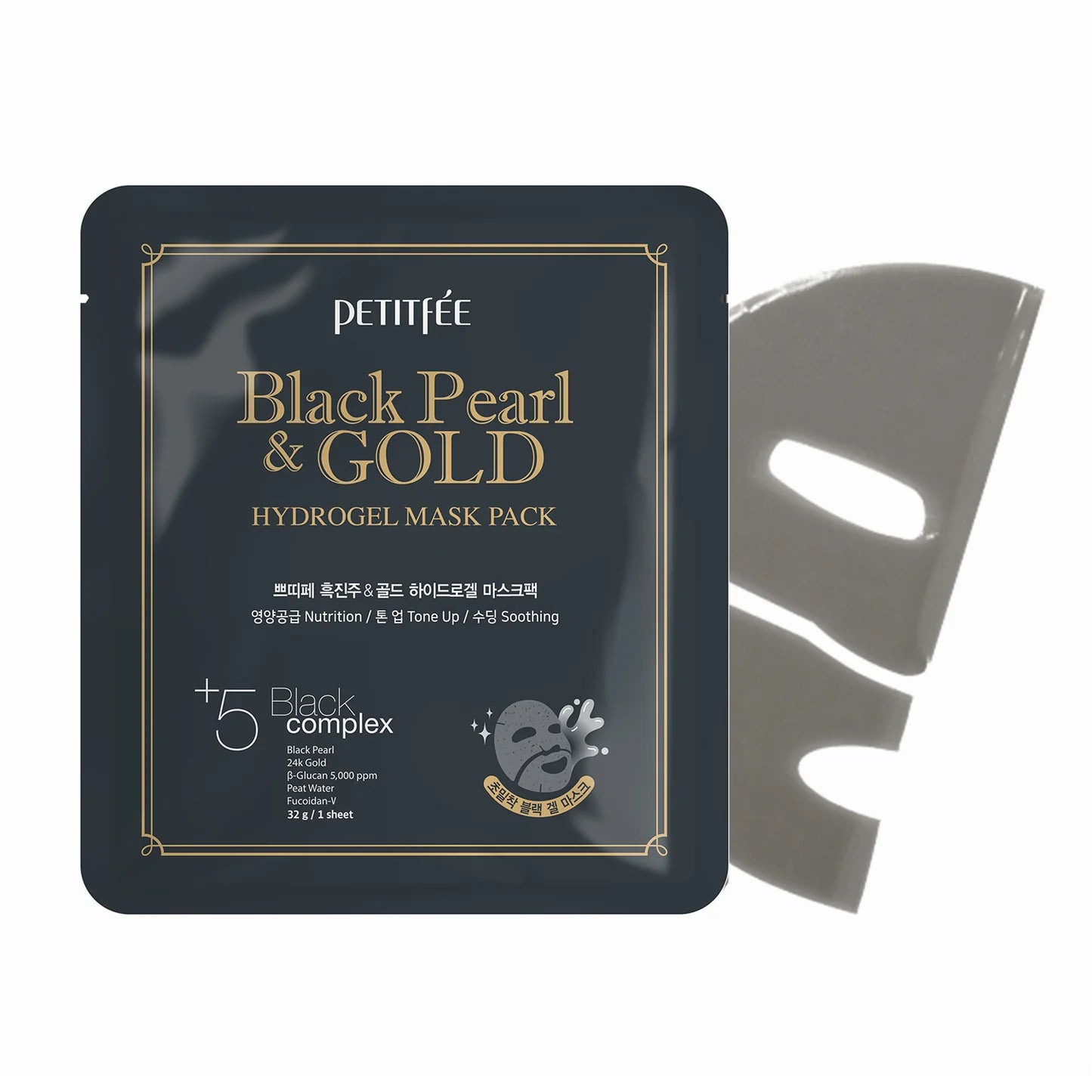 PETITFEE - Black Pearl & Gold Mask